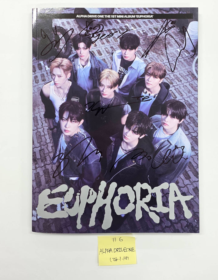 ALPHA DRIVE ONE "EUPHORIA" - Hand Autographed(Signed) Promo Album [26.1.19]