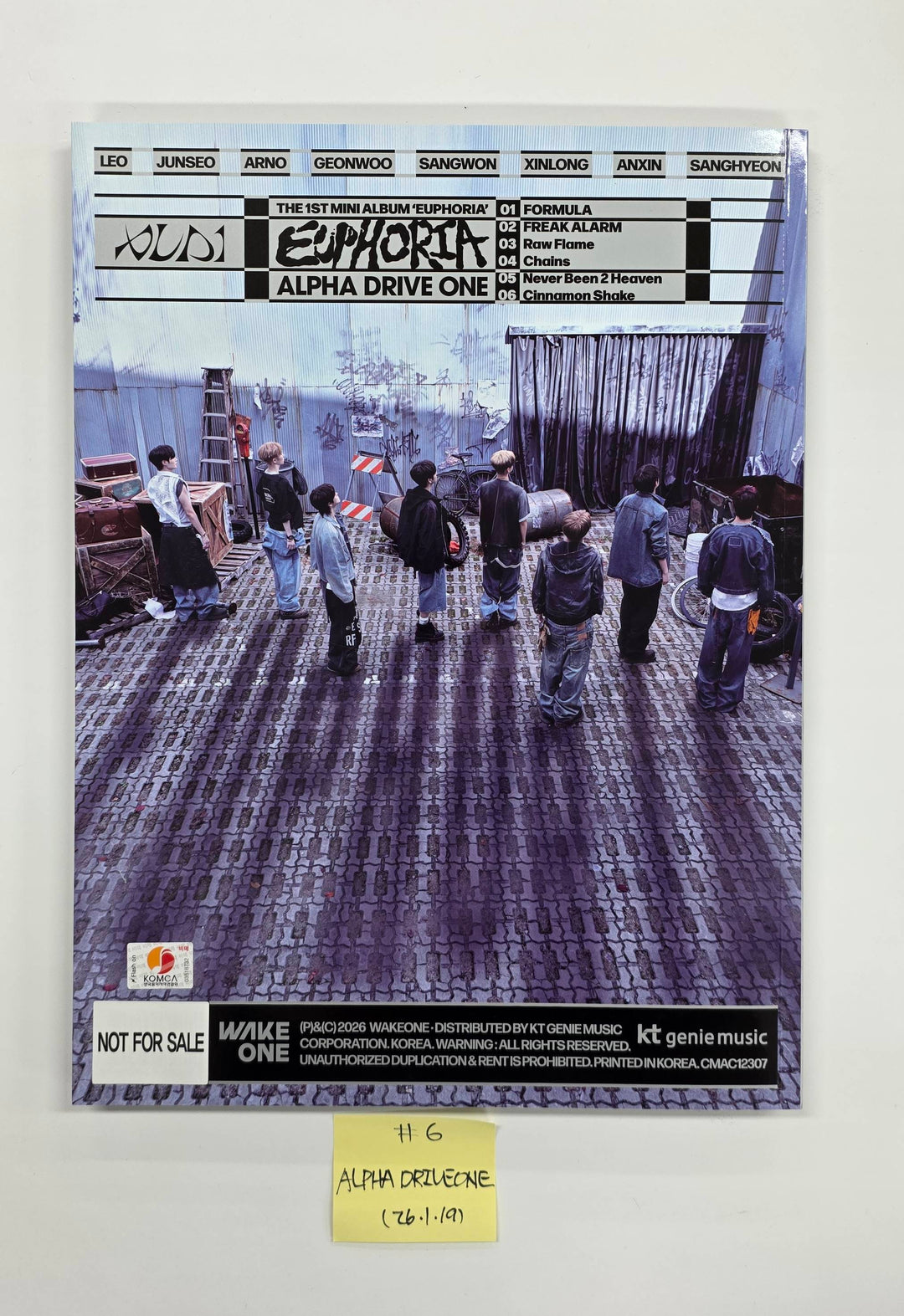 ALPHA DRIVE ONE "EUPHORIA" - Hand Autographed(Signed) Promo Album [26.1.19]