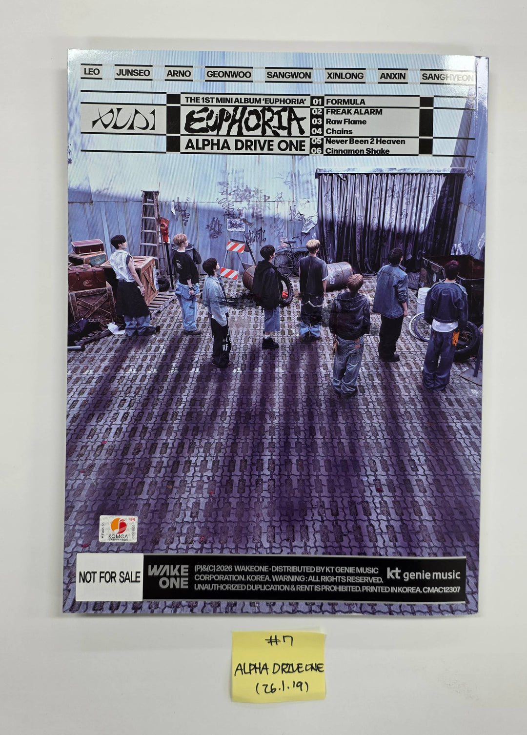 ALPHA DRIVE ONE "EUPHORIA" - Hand Autographed(Signed) Promo Album [26.1.19]