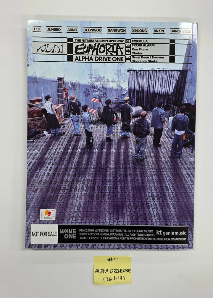 ALPHA DRIVE ONE "EUPHORIA" - Hand Autographed(Signed) Promo Album [26.1.19]