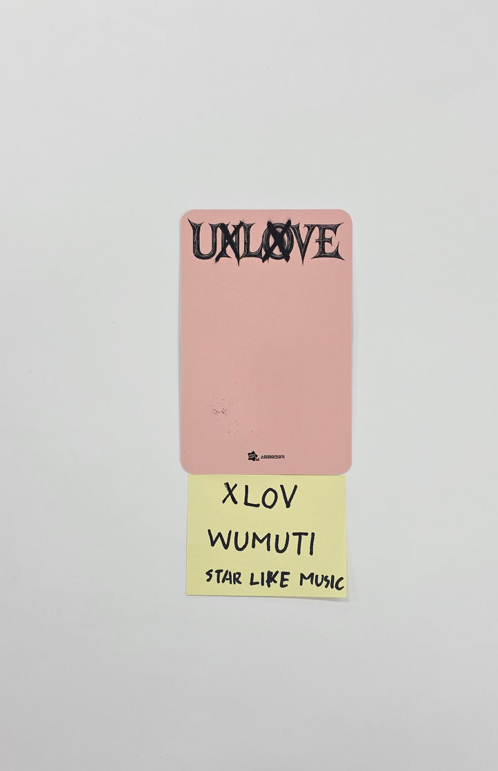 WUMUTI (of XLOV) "UXLXVE" - Hand Autographed(Signed) Album + Hand Autographed(Signed) Photocard [26.01.19]