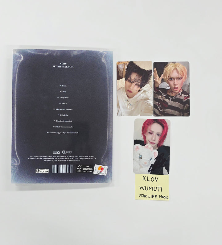 WUMUTI (of XLOV) "UXLXVE" - Hand Autographed(Signed) Album + Hand Autographed(Signed) Photocard [26.01.19]