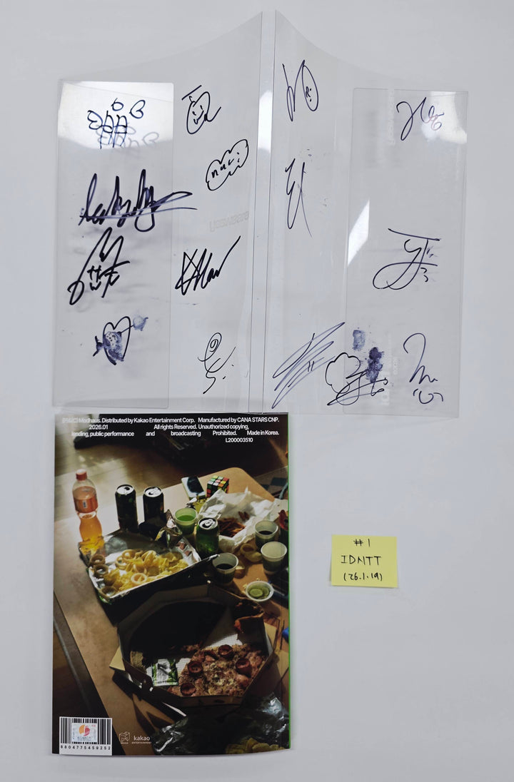 LNGSHOT "SHOT CALLERS", Idntt "yesweare" - Hand Autographed(Signed) Promo Album [26.1.19]