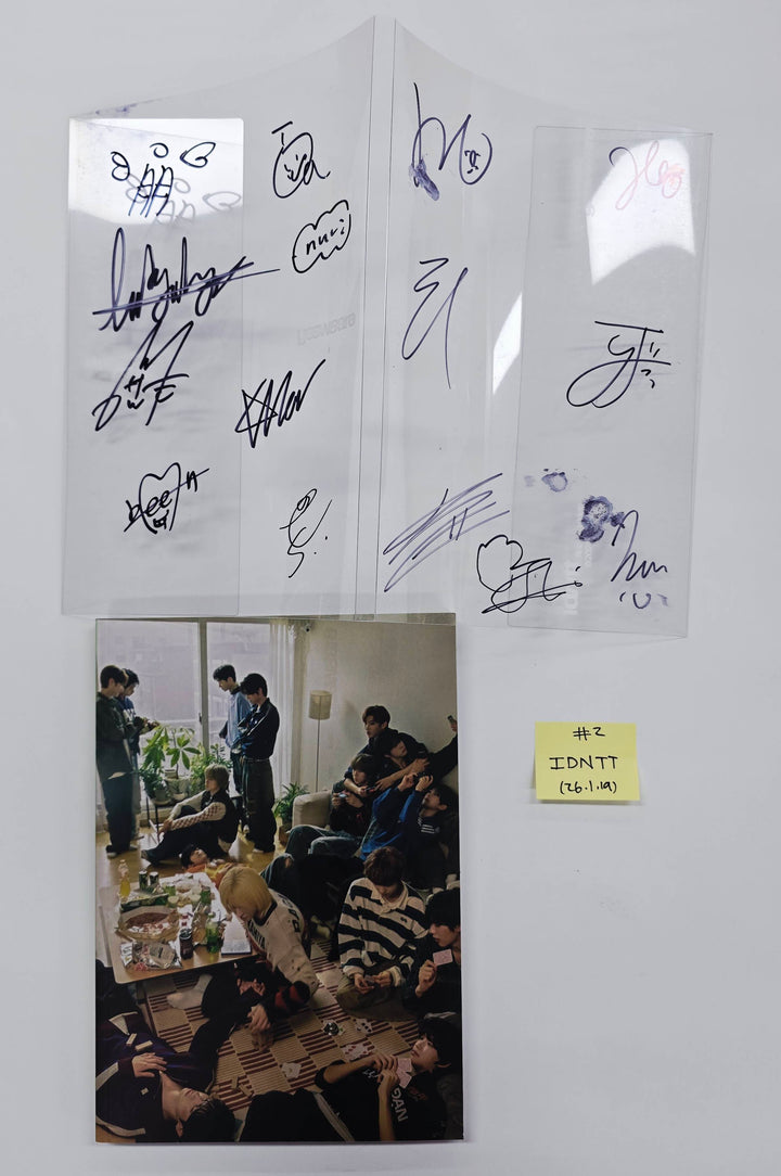 LNGSHOT "SHOT CALLERS", Idntt "yesweare" - Hand Autographed(Signed) Promo Album [26.1.19]