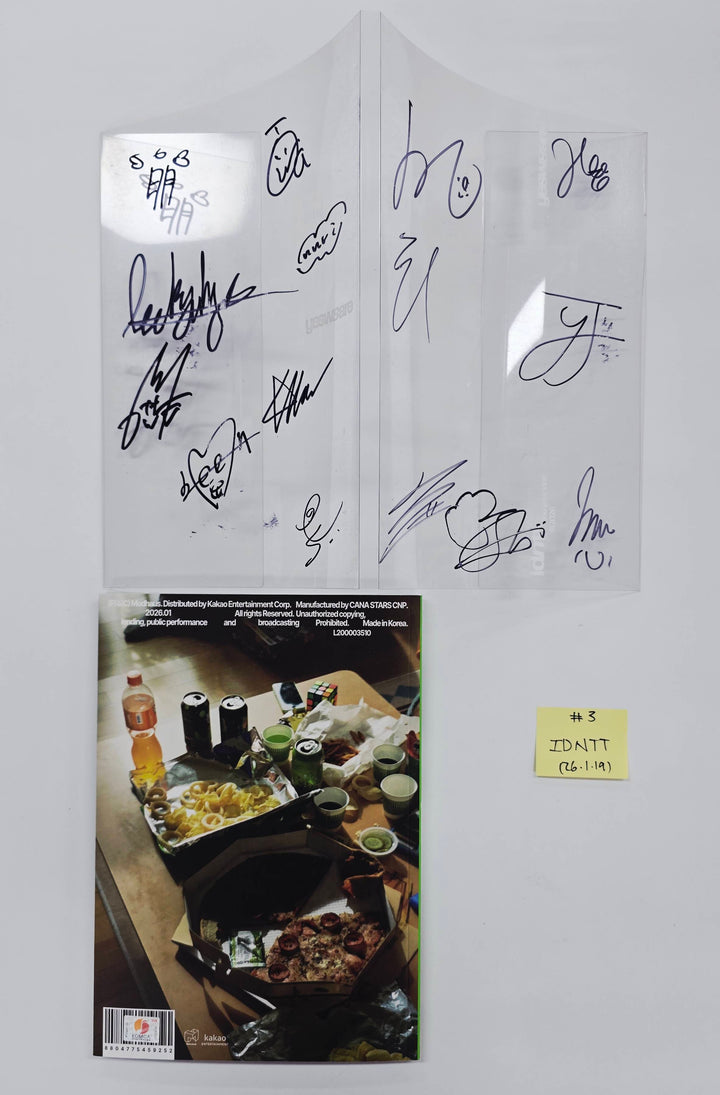 LNGSHOT "SHOT CALLERS", Idntt "yesweare" - Hand Autographed(Signed) Promo Album [26.1.19]