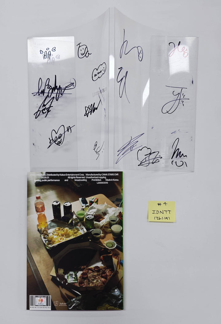 LNGSHOT "SHOT CALLERS", Idntt "yesweare" - Hand Autographed(Signed) Promo Album [26.1.19]