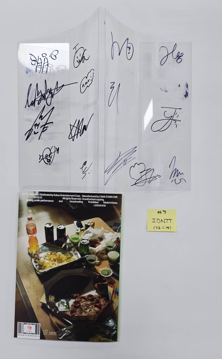 LNGSHOT "SHOT CALLERS", Idntt "yesweare" - Hand Autographed(Signed) Promo Album [26.1.19]