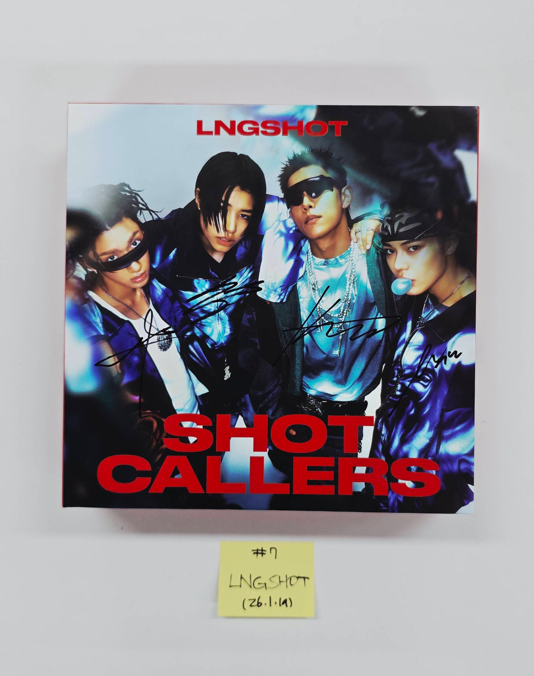LNGSHOT "SHOT CALLERS", Idntt "yesweare" - Hand Autographed(Signed) Promo Album [26.1.19]