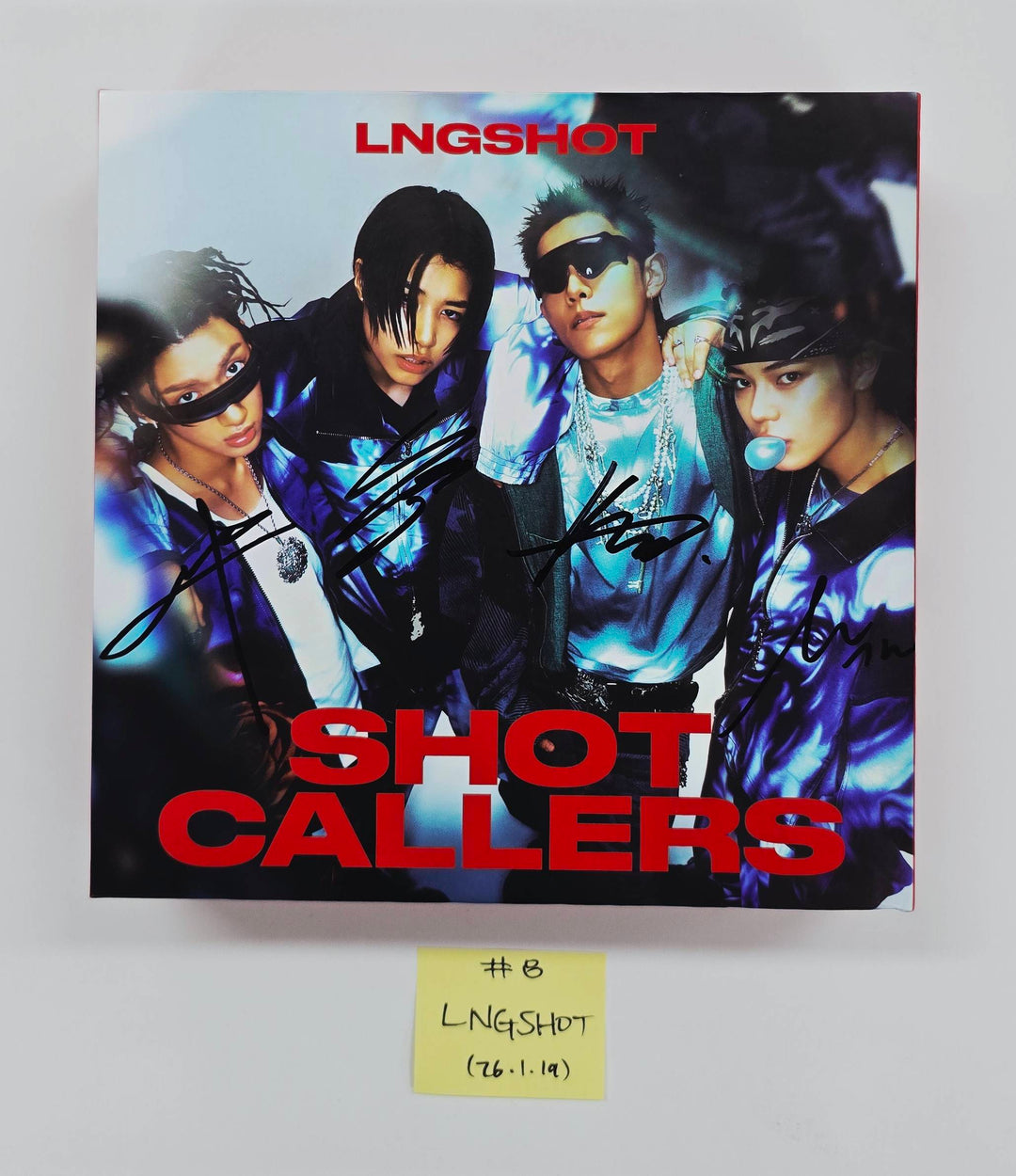 LNGSHOT "SHOT CALLERS", Idntt "yesweare" - Hand Autographed(Signed) Promo Album [26.1.19]