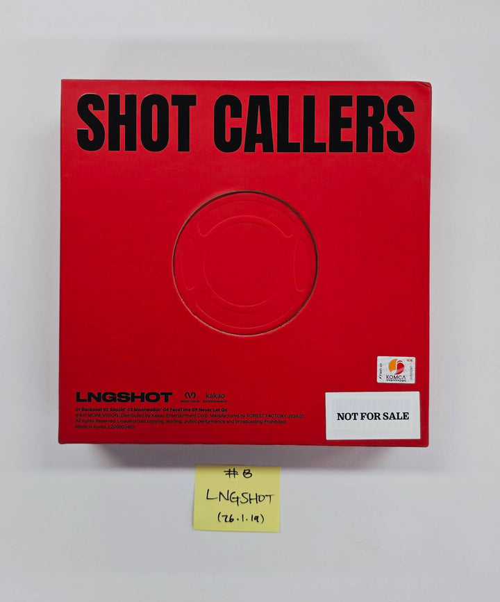 LNGSHOT "SHOT CALLERS", Idntt "yesweare" - Hand Autographed(Signed) Promo Album [26.1.19]