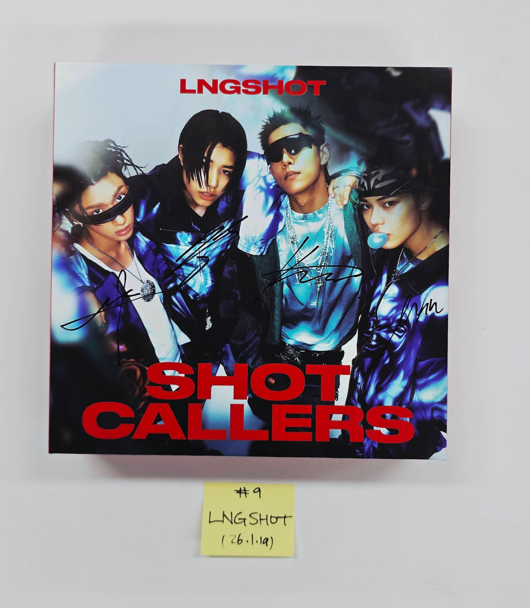 LNGSHOT "SHOT CALLERS", Idntt "yesweare" - Hand Autographed(Signed) Promo Album [26.1.19]