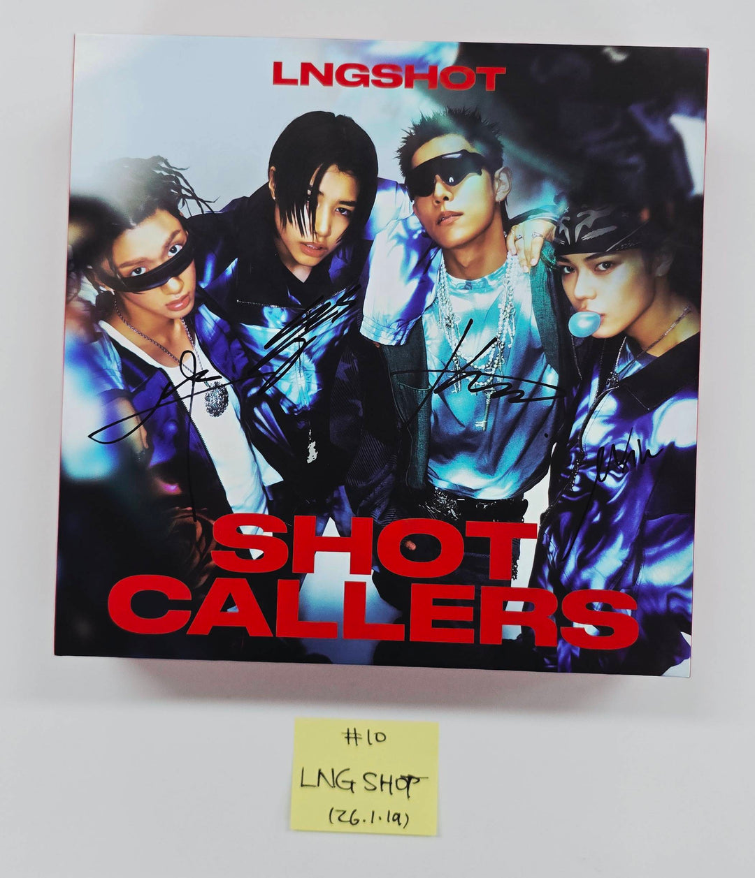 LNGSHOT "SHOT CALLERS", Idntt "yesweare" - Hand Autographed(Signed) Promo Album [26.1.19]