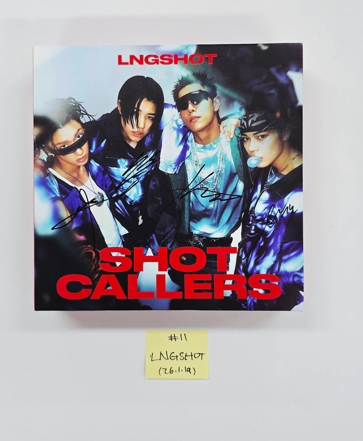 LNGSHOT "SHOT CALLERS", Idntt "yesweare" - Hand Autographed(Signed) Promo Album [26.1.19]