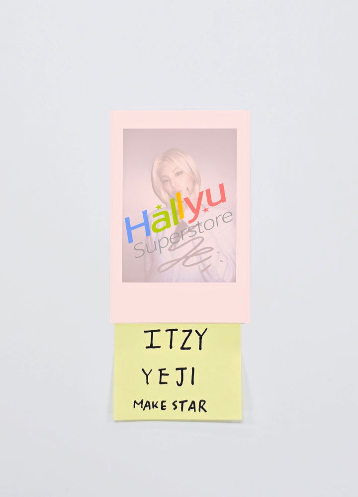 YEJI (of ITZY) "TUNNEL VISION" - Hand Autograhped(Signed) Polaroid [26.01.20]