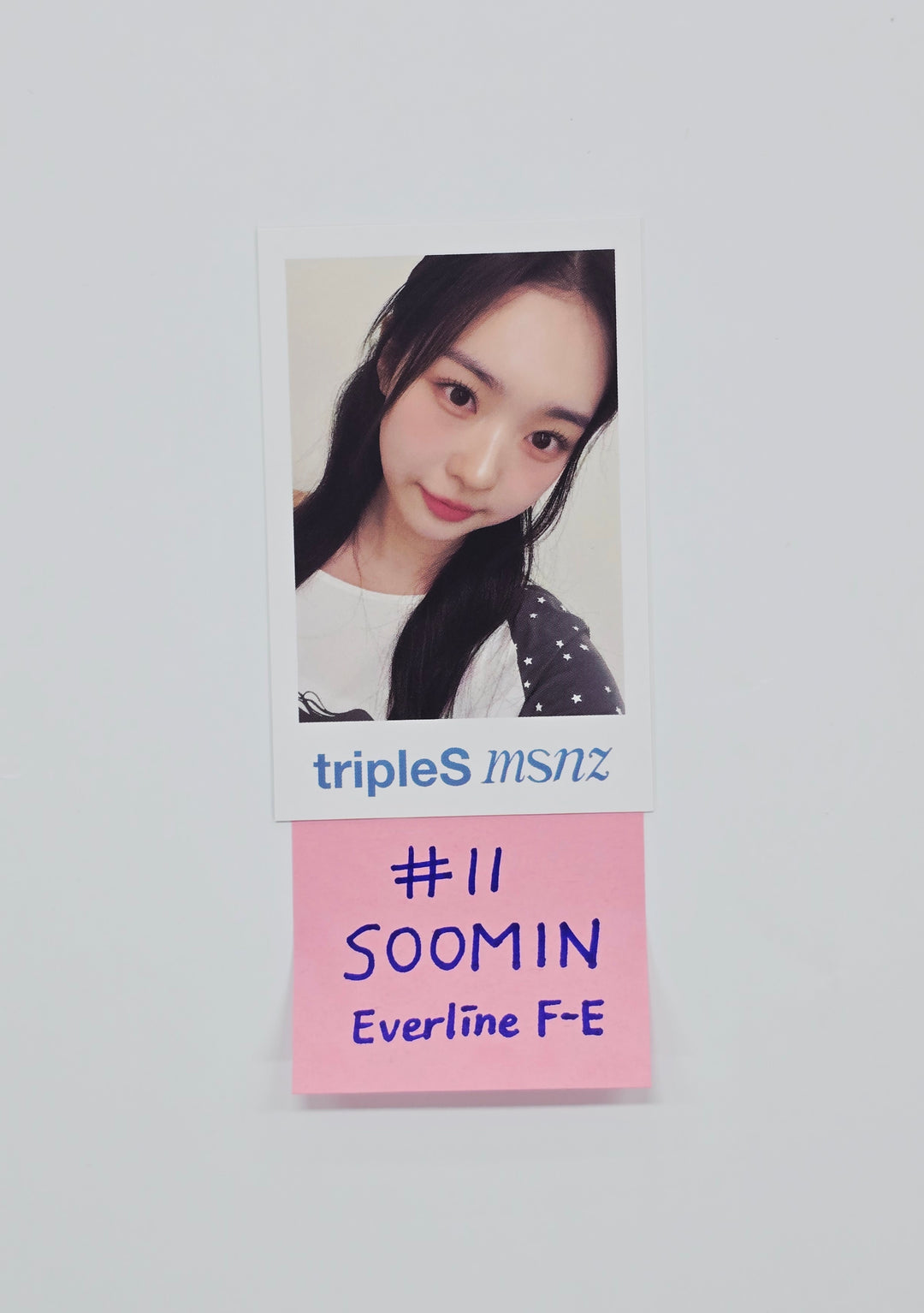 Triples_msnz "Beyond Beauty" - Everline Fansing Event Polaroid type Photocard (Objekt Music Album ver.) [26.01.20]