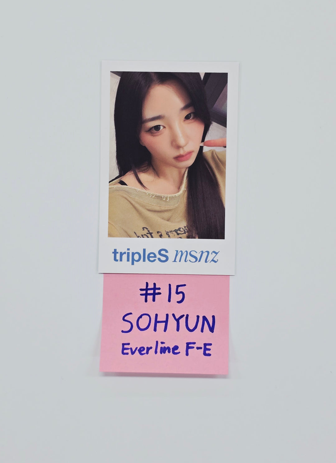 Triples_msnz "Beyond Beauty" - Everline Fansing Event Polaroid type Photocard (Objekt Music Album ver.) [26.01.20]