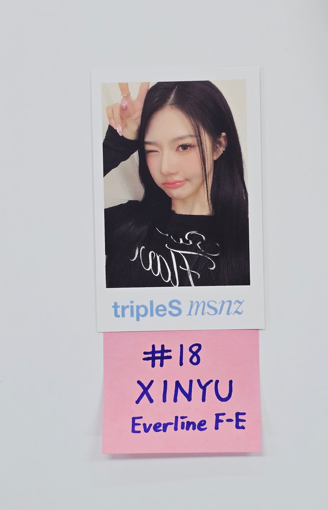 Triples_msnz "Beyond Beauty" - Everline Fansing Event Polaroid type Photocard (Objekt Music Album ver.) [26.01.20]