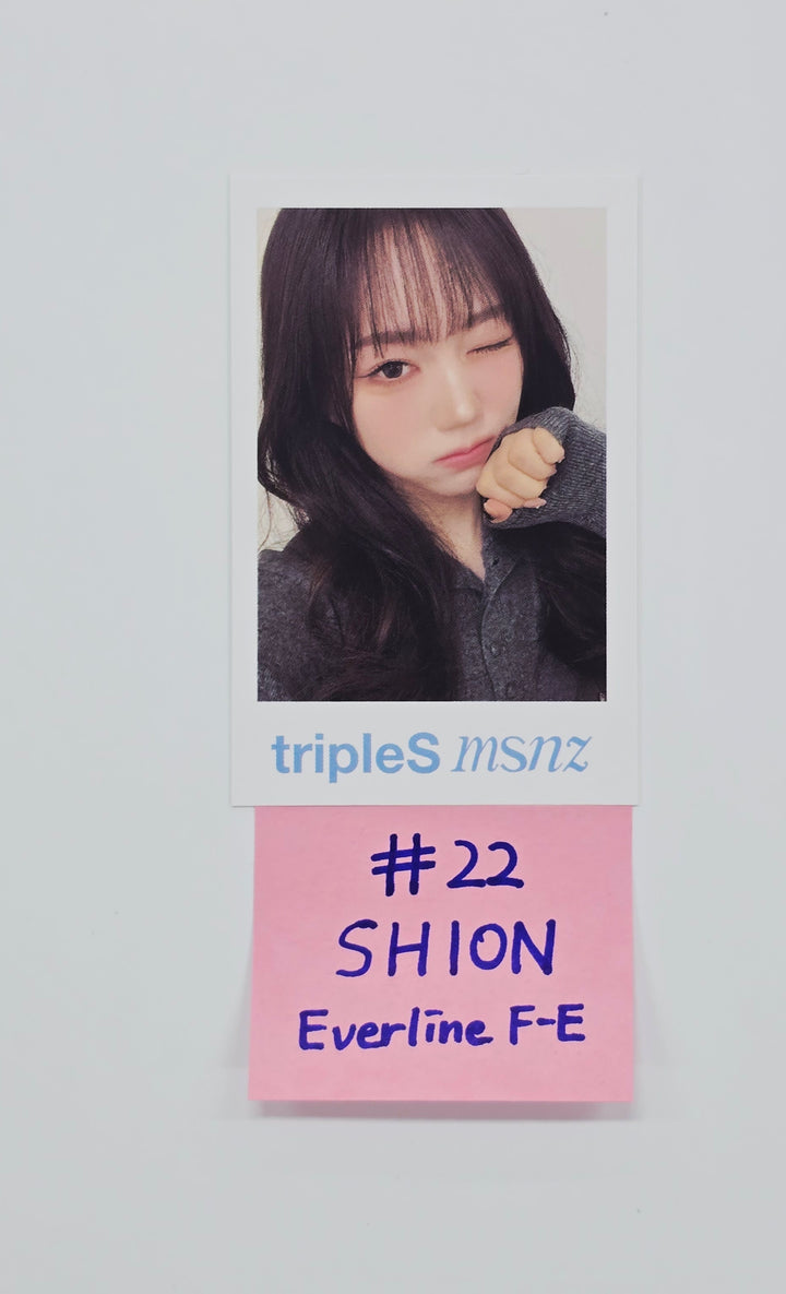 Triples_msnz "Beyond Beauty" - Everline Fansing Event Polaroid type Photocard (Objekt Music Album ver.) [26.01.20]
