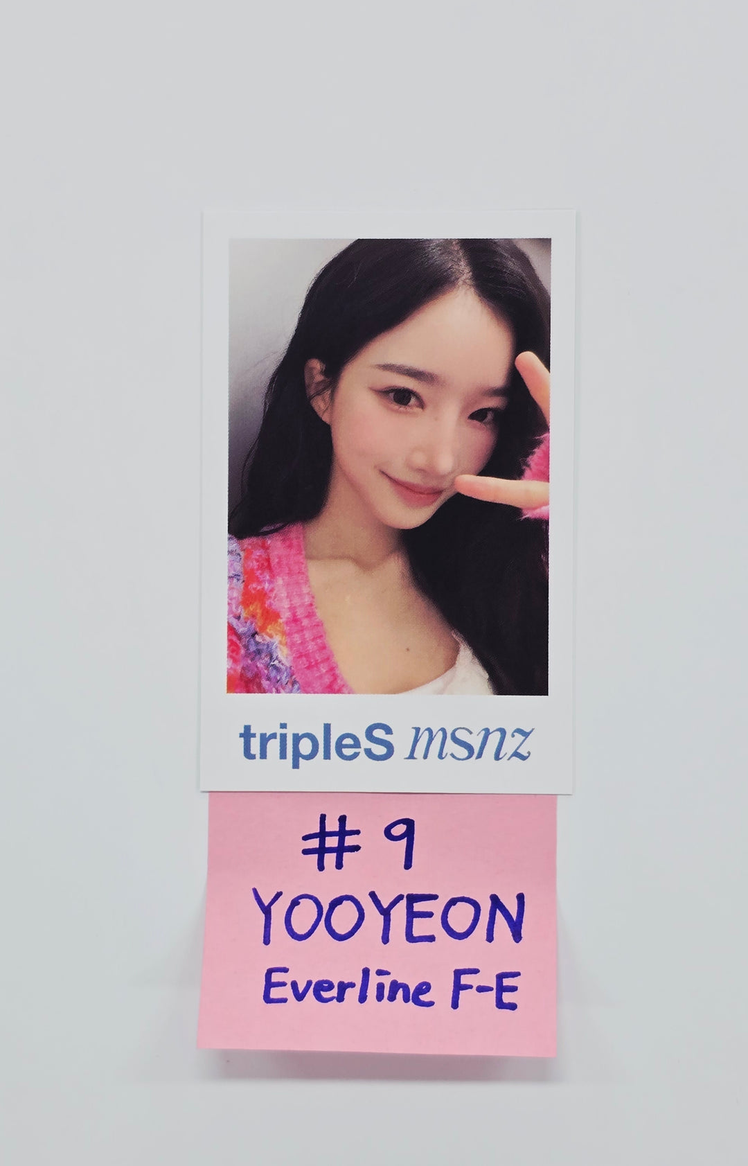 Triples_msnz "Beyond Beauty" - Everline Fansing Event Polaroid type Photocard (Objekt Music Album ver.) [26.01.20]