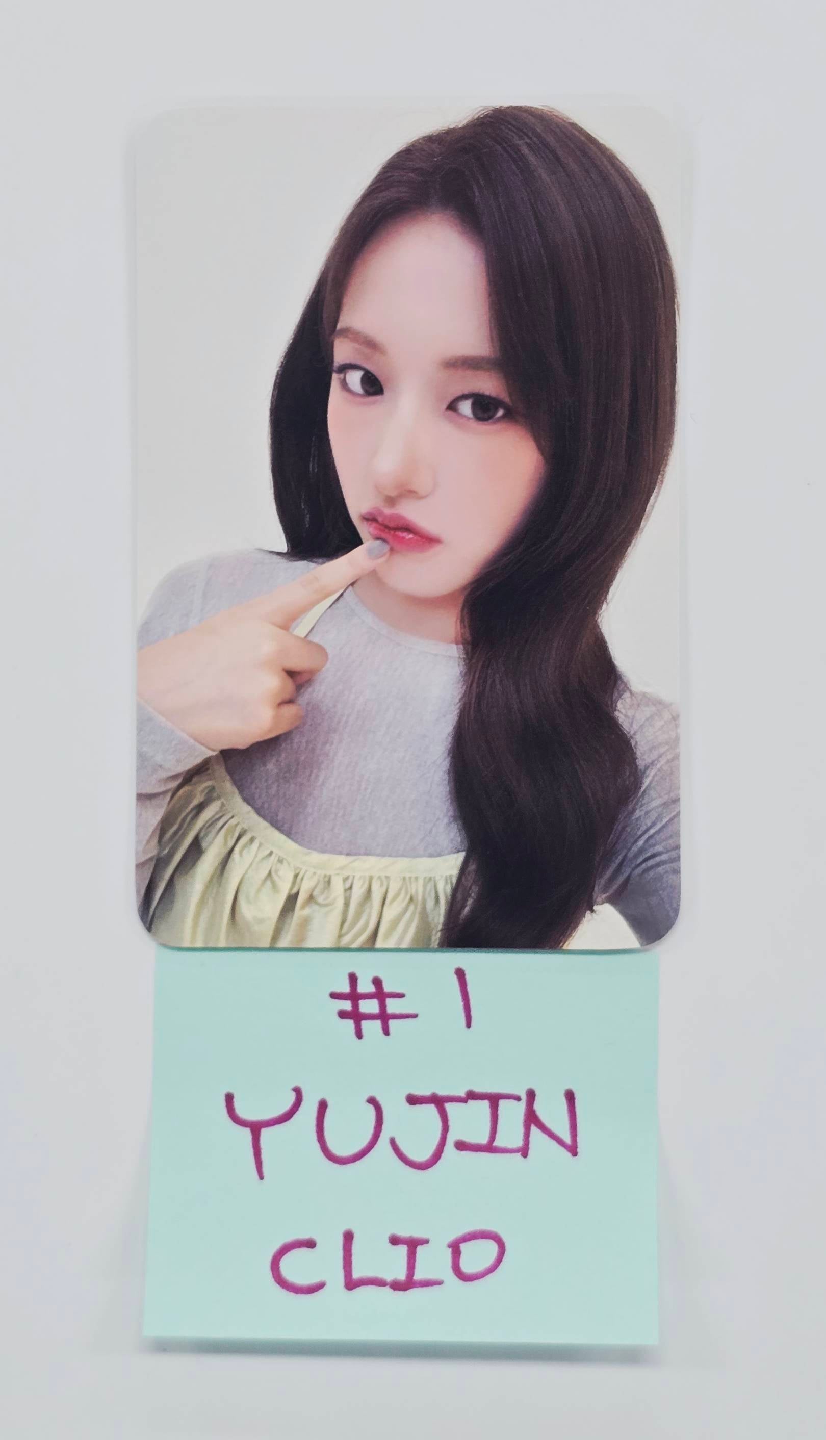 YUJIN (Of IVE) - Clio Event Photocard [26.1.21] – HALLYUSUPERSTORE