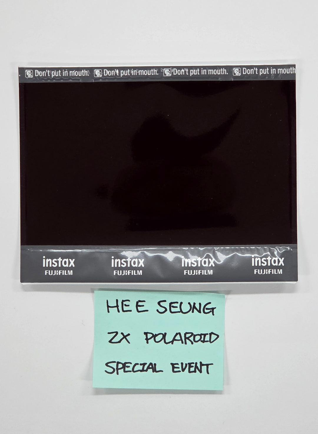 HEESEUNG (of ENHYPEN) "THE SIN VANISH" - Hand Autographed(Signed) 2X Polaroid [26.01.21]