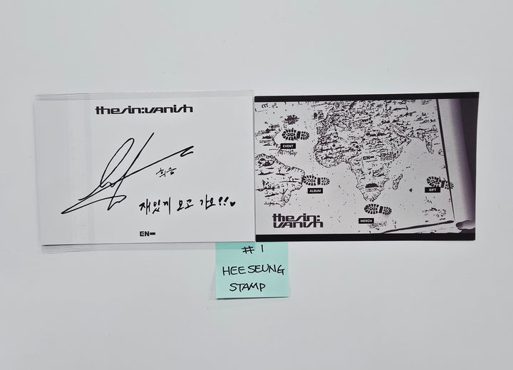 ENHYPEN "THE SIN VANISH" - POP-UP Store Stamp Event Postcard [26.01.21]