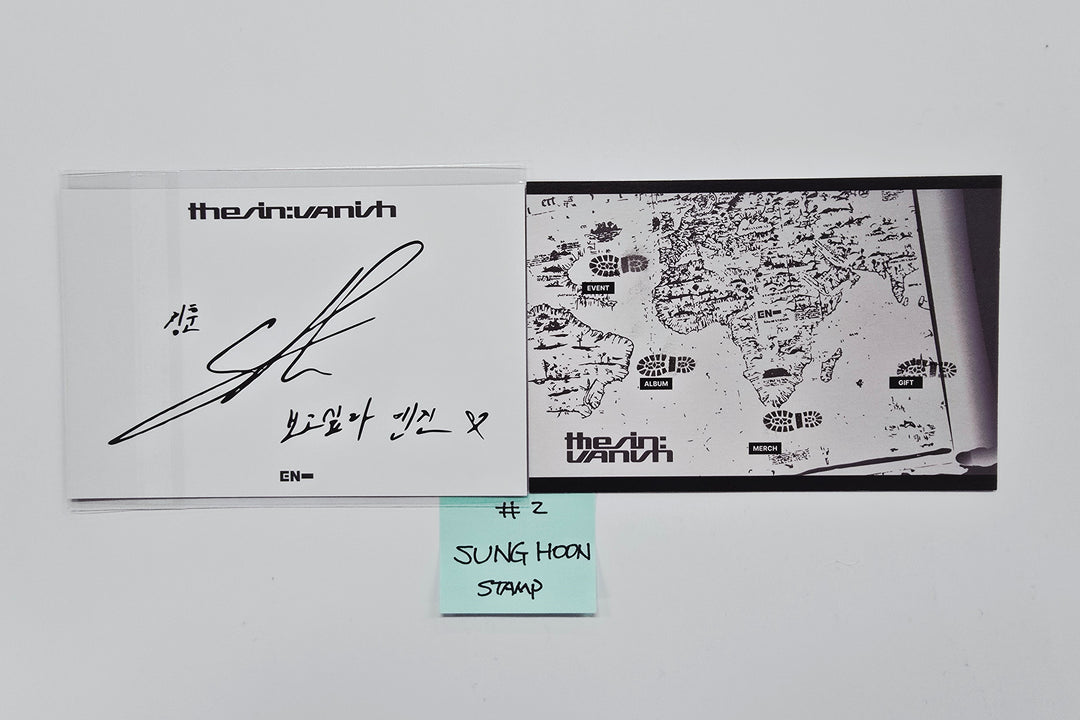 ENHYPEN "THE SIN VANISH" - POP-UP Store Stamp Event Postcard [26.01.21]