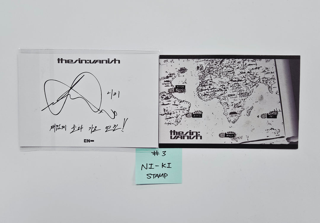 ENHYPEN "THE SIN VANISH" - POP-UP Store Stamp Event Postcard [26.01.21]