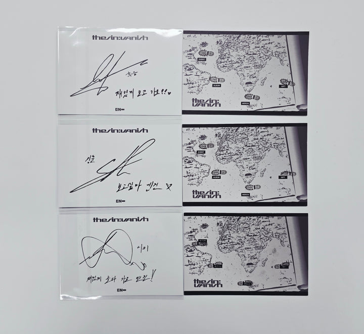 ENHYPEN "THE SIN VANISH" - POP-UP Store Stamp Event Postcard [26.01.21]