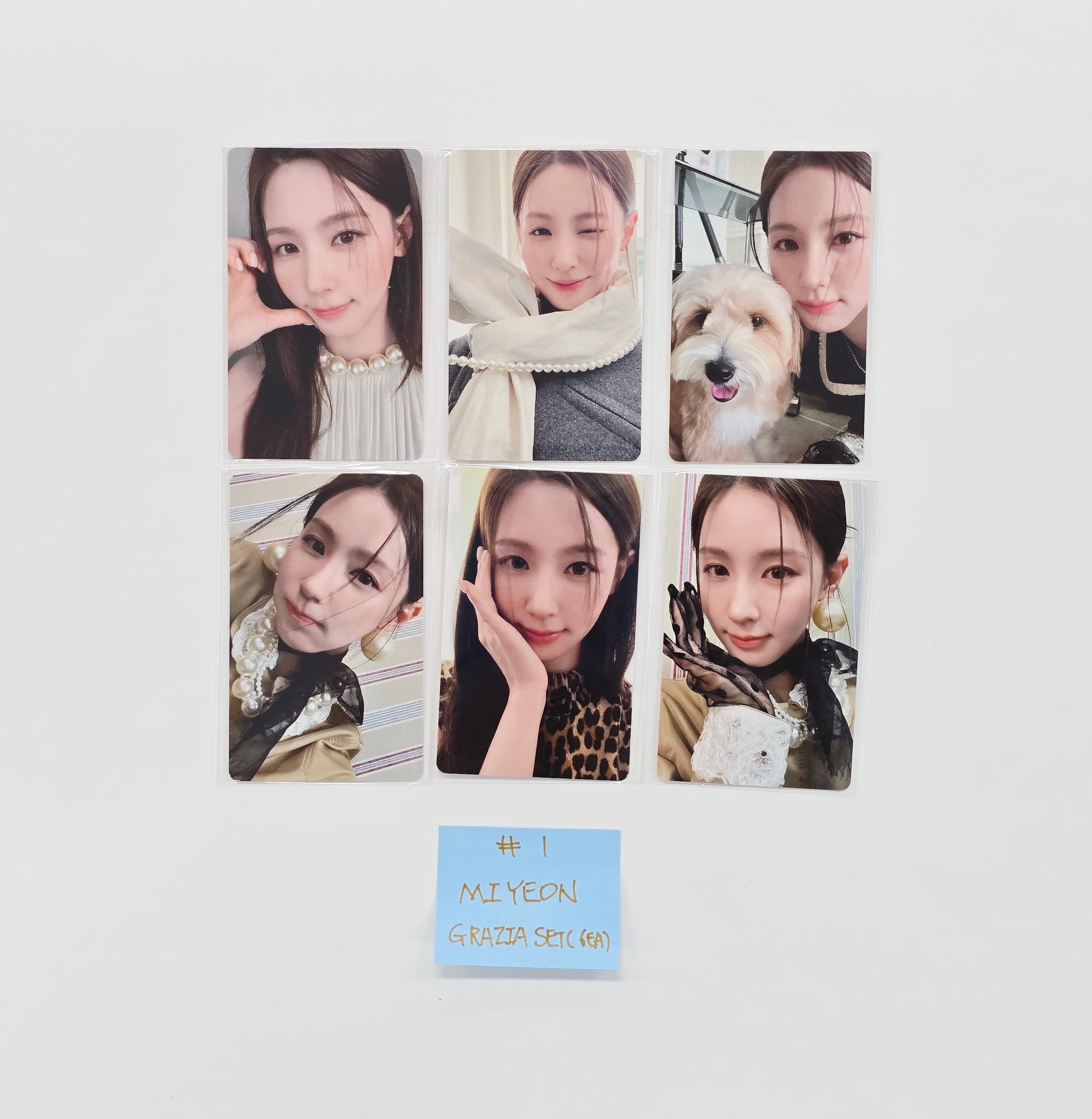 MIYEON (of I-dle) - Grazia China Photocard set [26.01.22