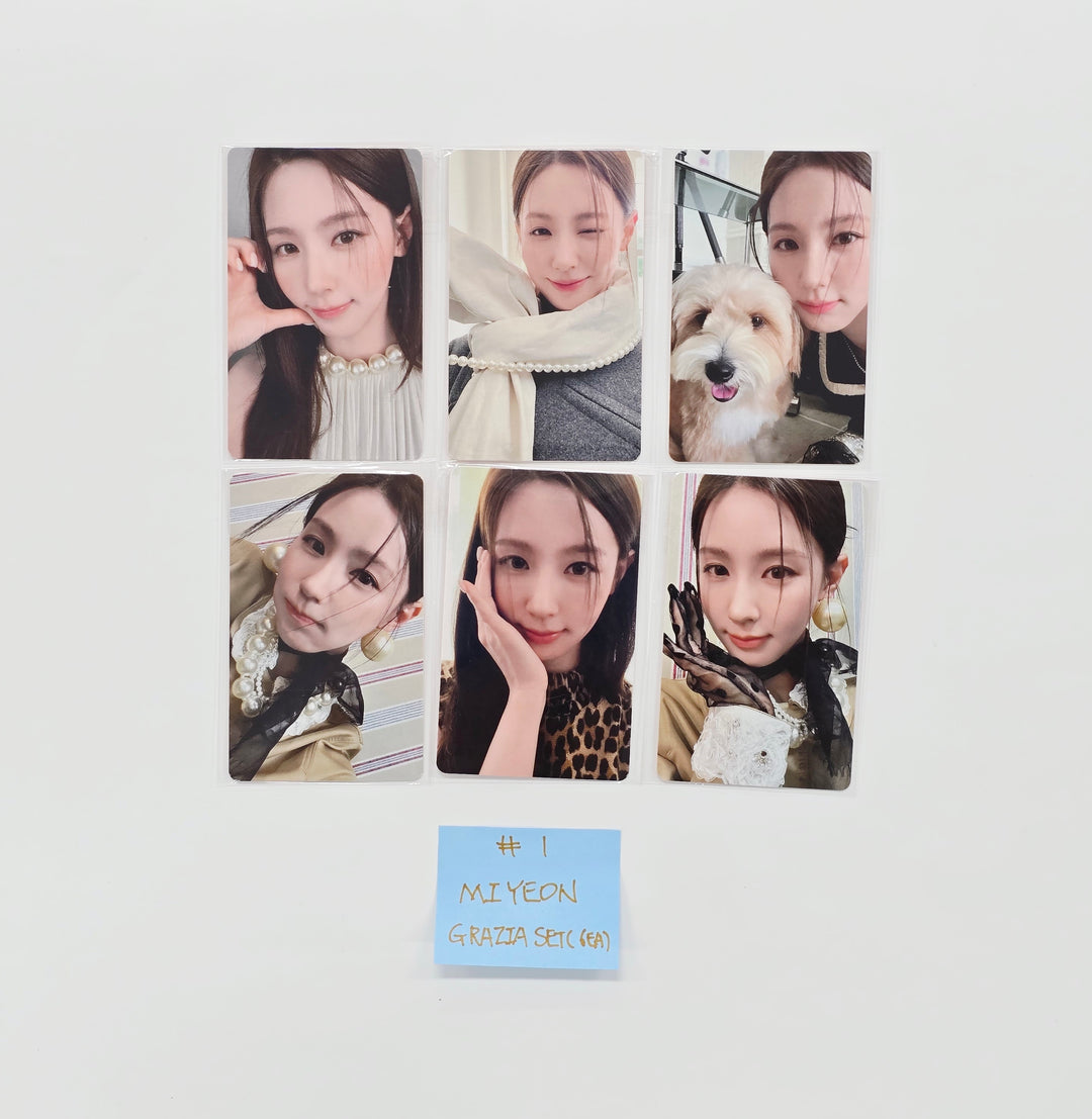MIYEON (of I-dle) - Grazia China Photocard set [26.01.22]