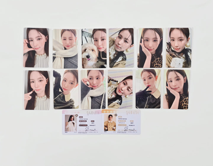 MIYEON (of I-dle) - Grazia China Photocard set [26.01.22]
