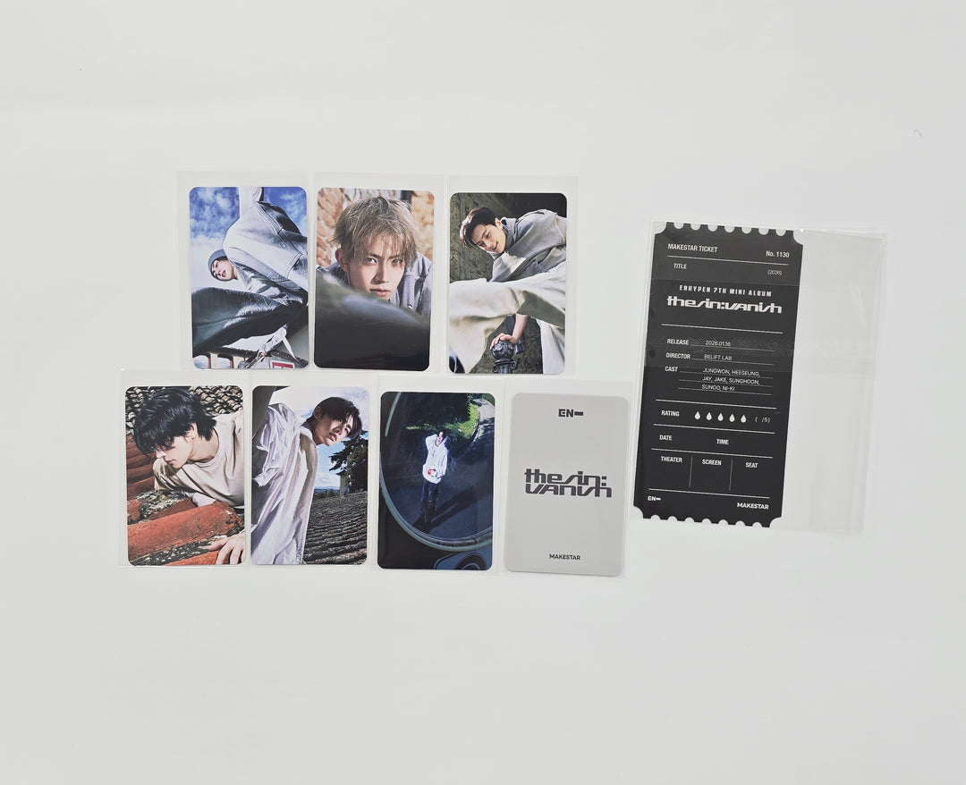 ENHYPEN "THE SIN VANISH" - Makestar Pre-Order Benefit Photocard [26.01.22]