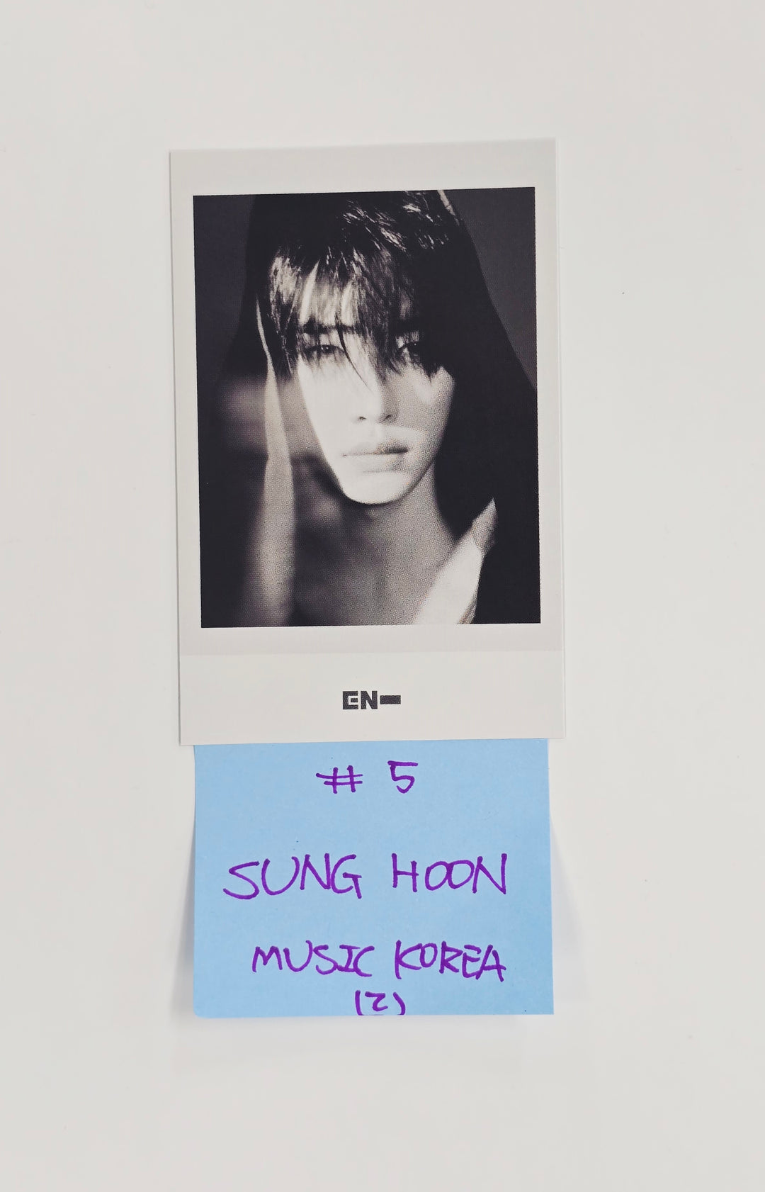 ENHYPEN "THE SIN VANISH" - Music Korea Pre-Order Benefit Polaroid type Photocard [26.01.22]