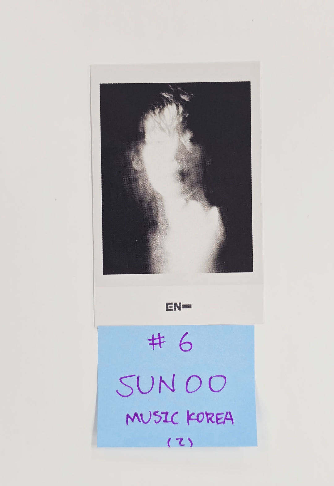 ENHYPEN "THE SIN VANISH" - Music Korea Pre-Order Benefit Polaroid type Photocard [26.01.22]