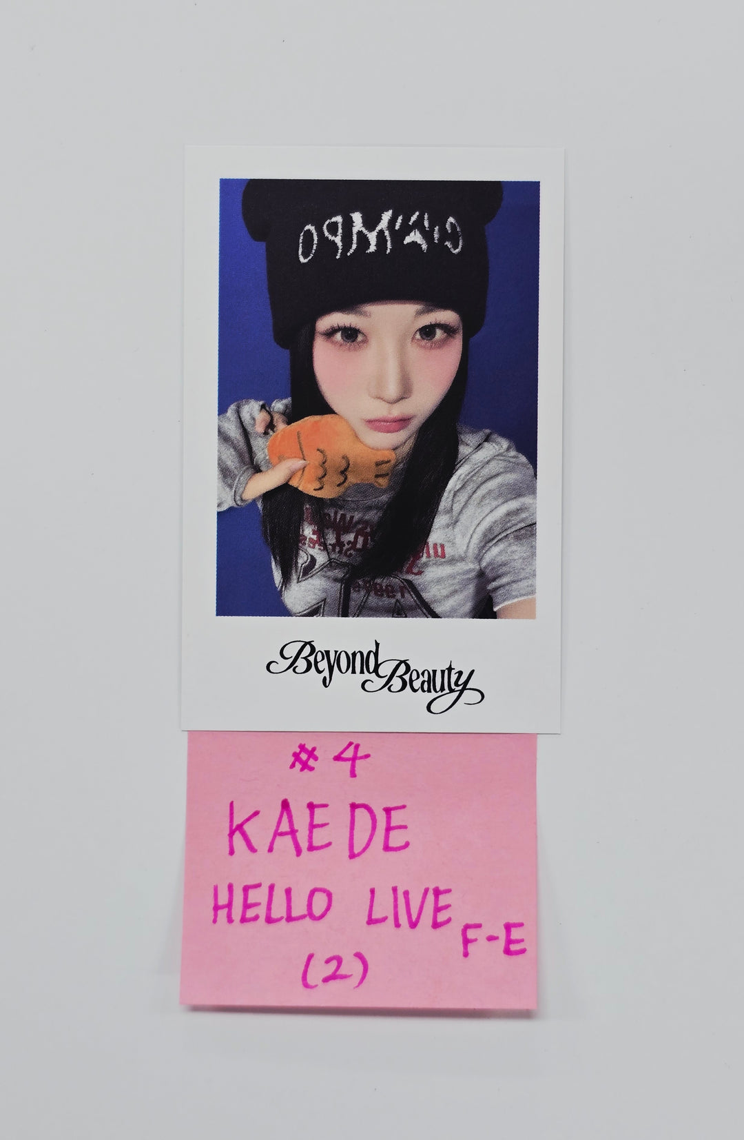 Triples_msnz "Beyond Beauty" - Hello Live Fansing Event Polaroid type Photocard (Objekt Music Album ver.) [26.01.23]