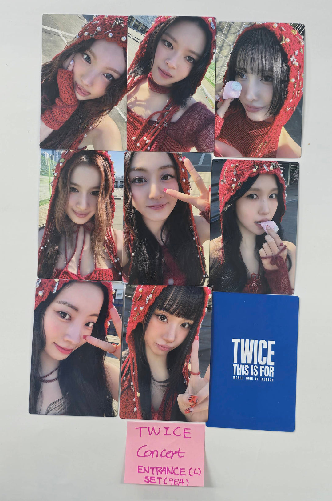 TWICE - Concert Entrance Photocards Set (9EA) (2) [26.1.23]