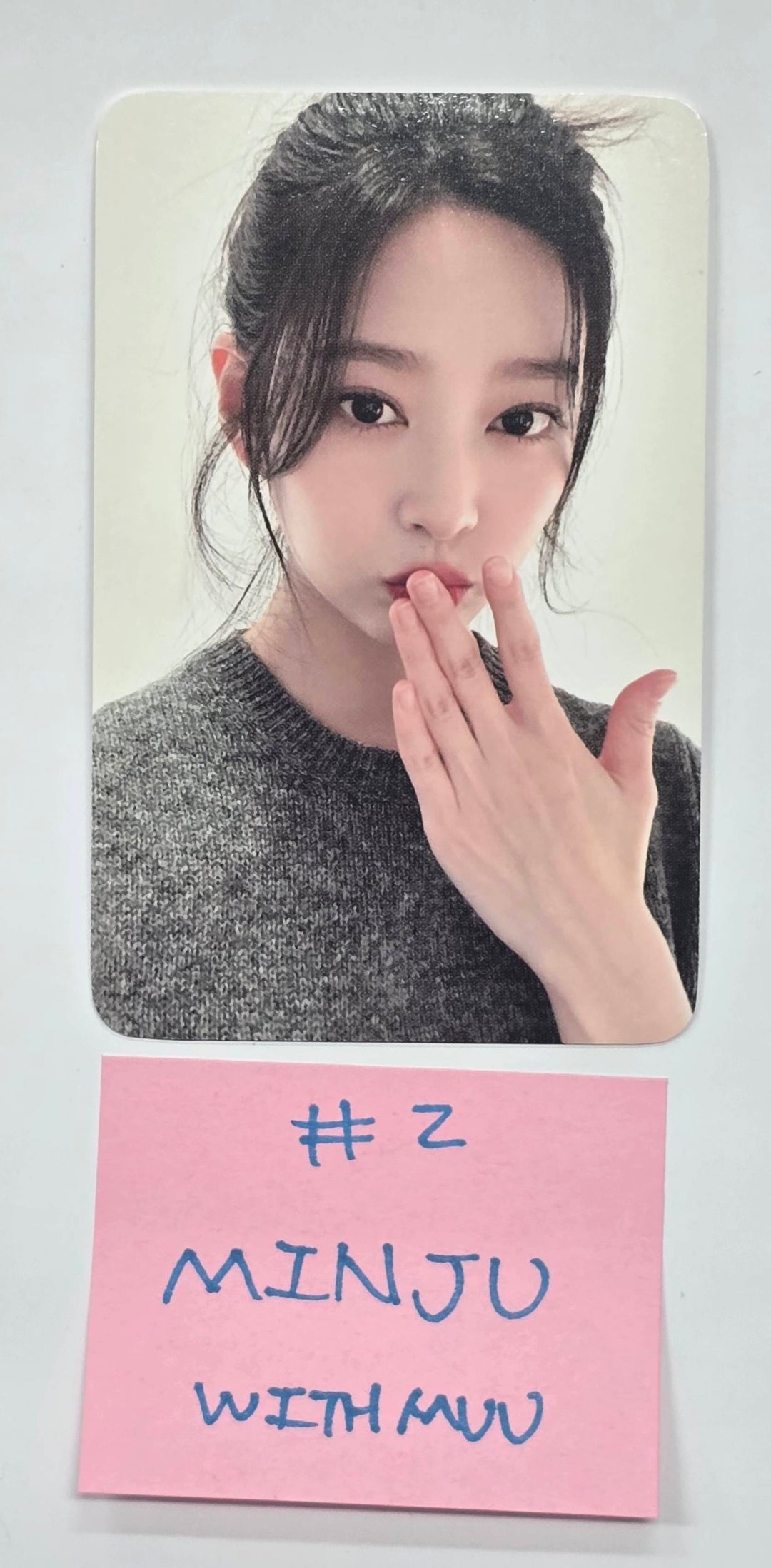 MINJU 2024 SEASON'S GREETINGS - WITHMUU Fansign Evenet Photocard [26.1.23]