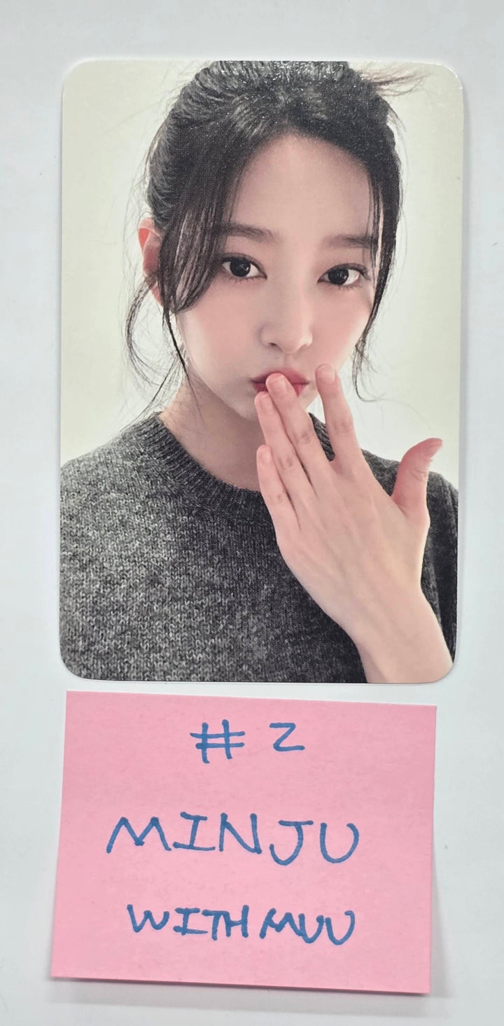MINJU 2024 SEASON'S GREETINGS - WITHMUU Fansign Evenet Photocard [26.1.23]