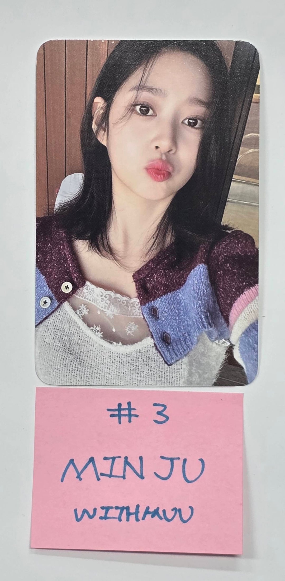 MINJU 2024 SEASON'S GREETINGS - WITHMUU Fansign Evenet Photocard [26.1.23]