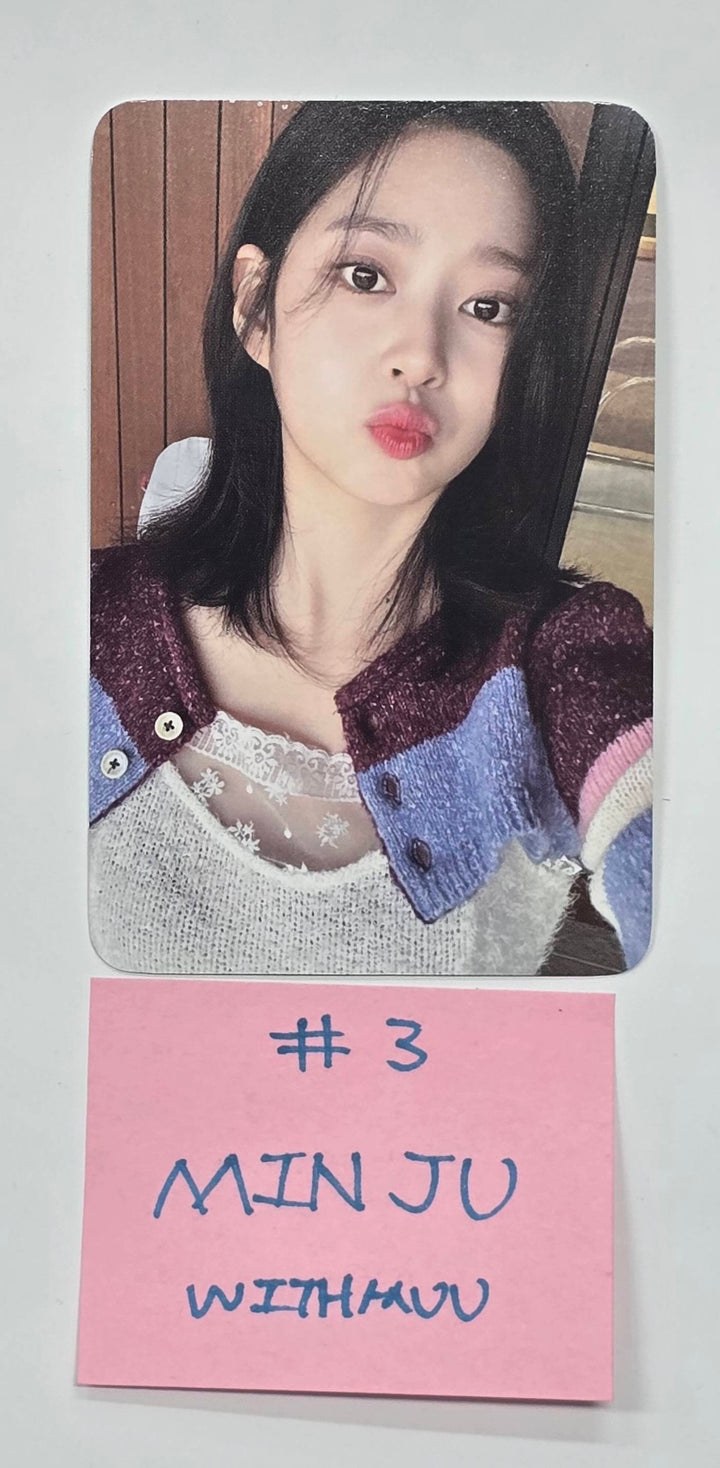 MINJU 2024 SEASON'S GREETINGS - WITHMUU Fansign Evenet Photocard [26.1.23]