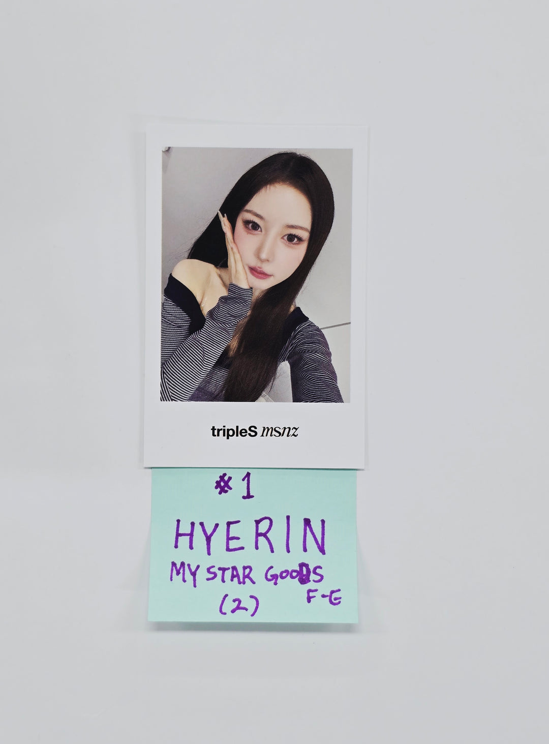 Triples_msnz "Beyond Beauty" - My Star Goods Fansing Event Polaroid type Photocard (Objekt Music Album ver.) [26.01.26]