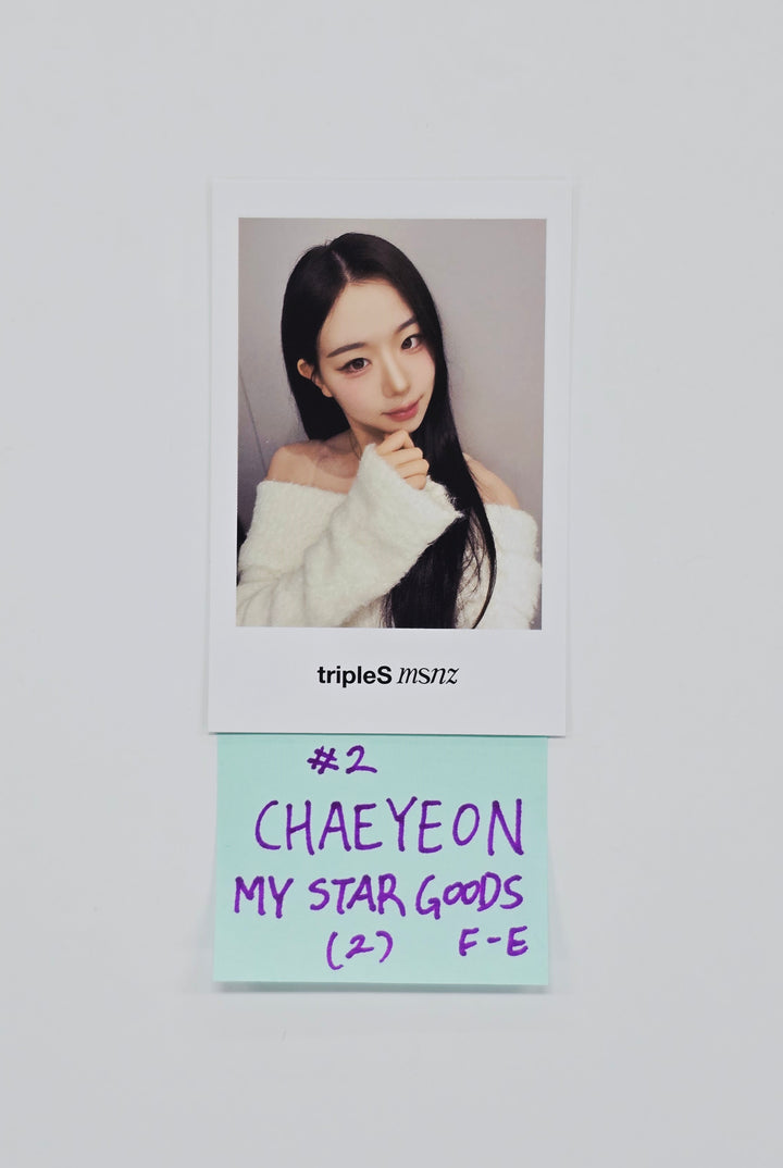 Triples_msnz "Beyond Beauty" - My Star Goods Fansing Event Polaroid type Photocard (Objekt Music Album ver.) [26.01.26]