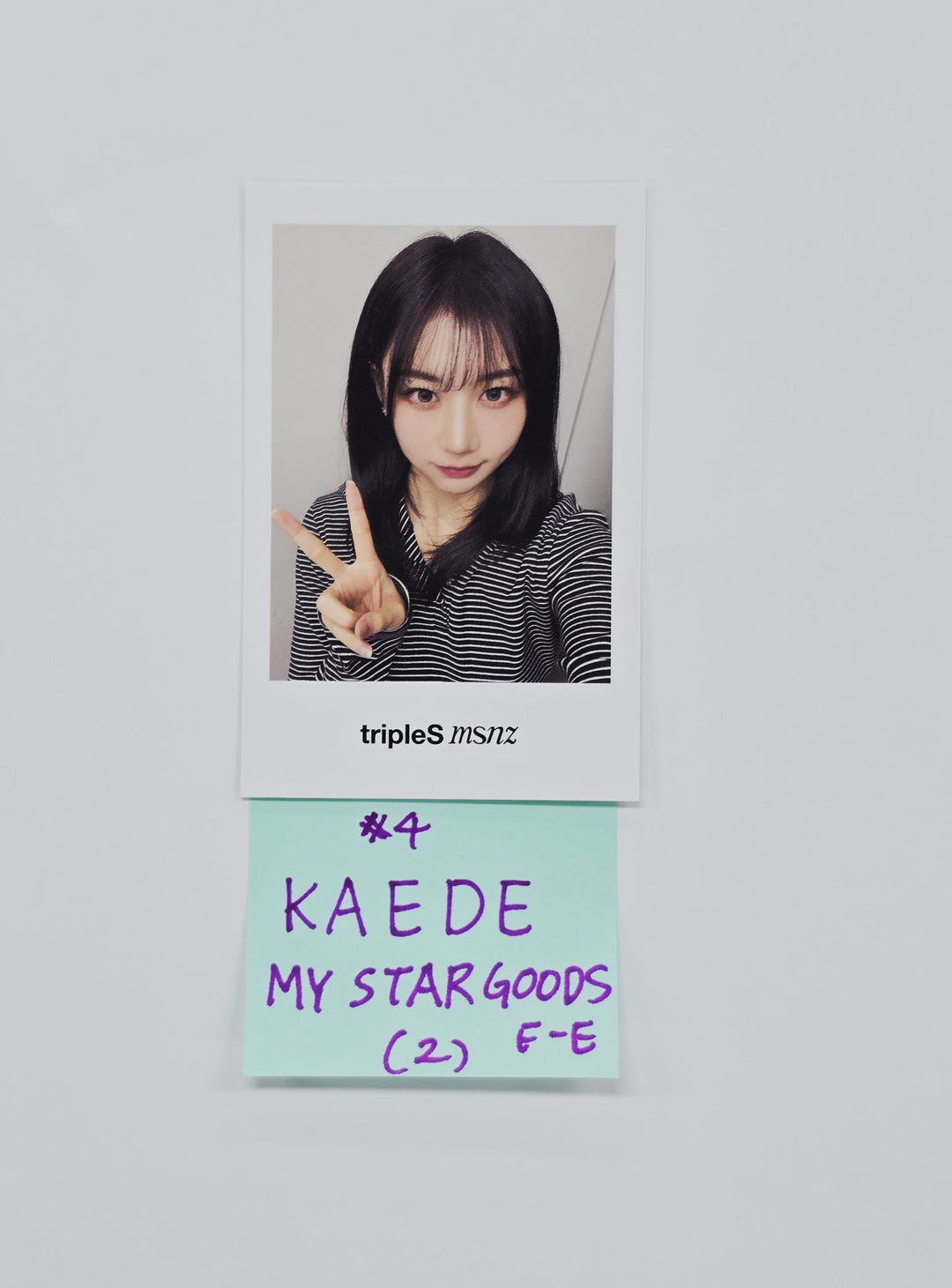 Triples_msnz "Beyond Beauty" - My Star Goods Fansing Event Polaroid type Photocard (Objekt Music Album ver.) [26.01.26]