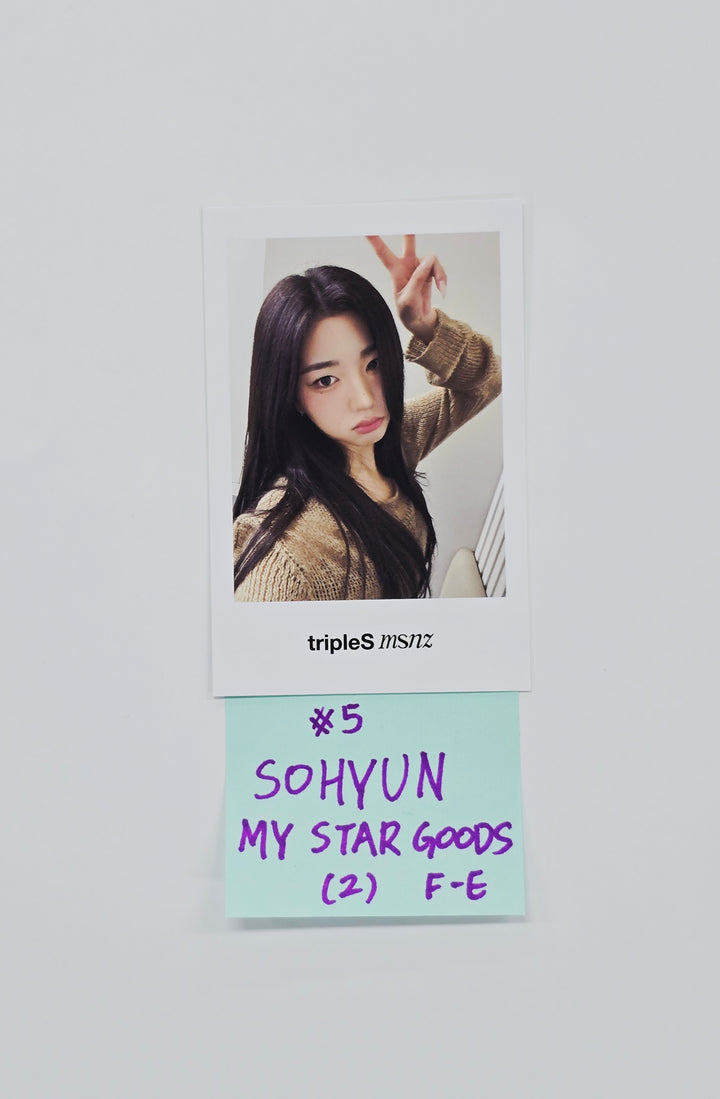 Triples_msnz "Beyond Beauty" - My Star Goods Fansing Event Polaroid type Photocard (Objekt Music Album ver.) [26.01.26]