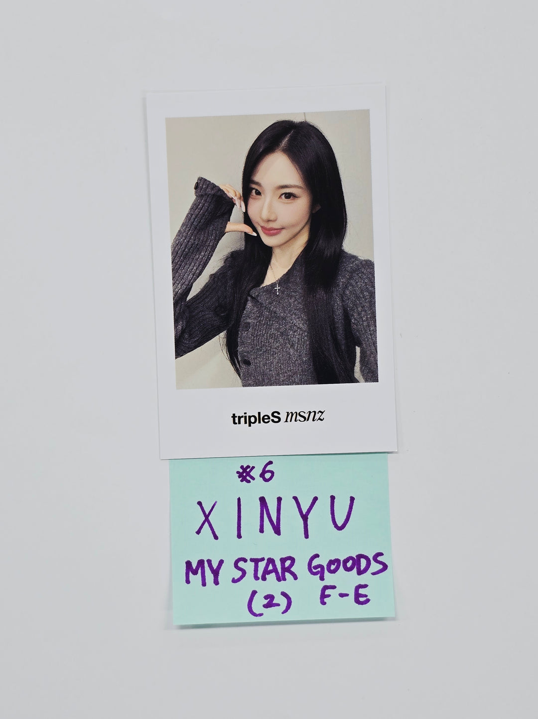 Triples_msnz "Beyond Beauty" - My Star Goods Fansing Event Polaroid type Photocard (Objekt Music Album ver.) [26.01.26]