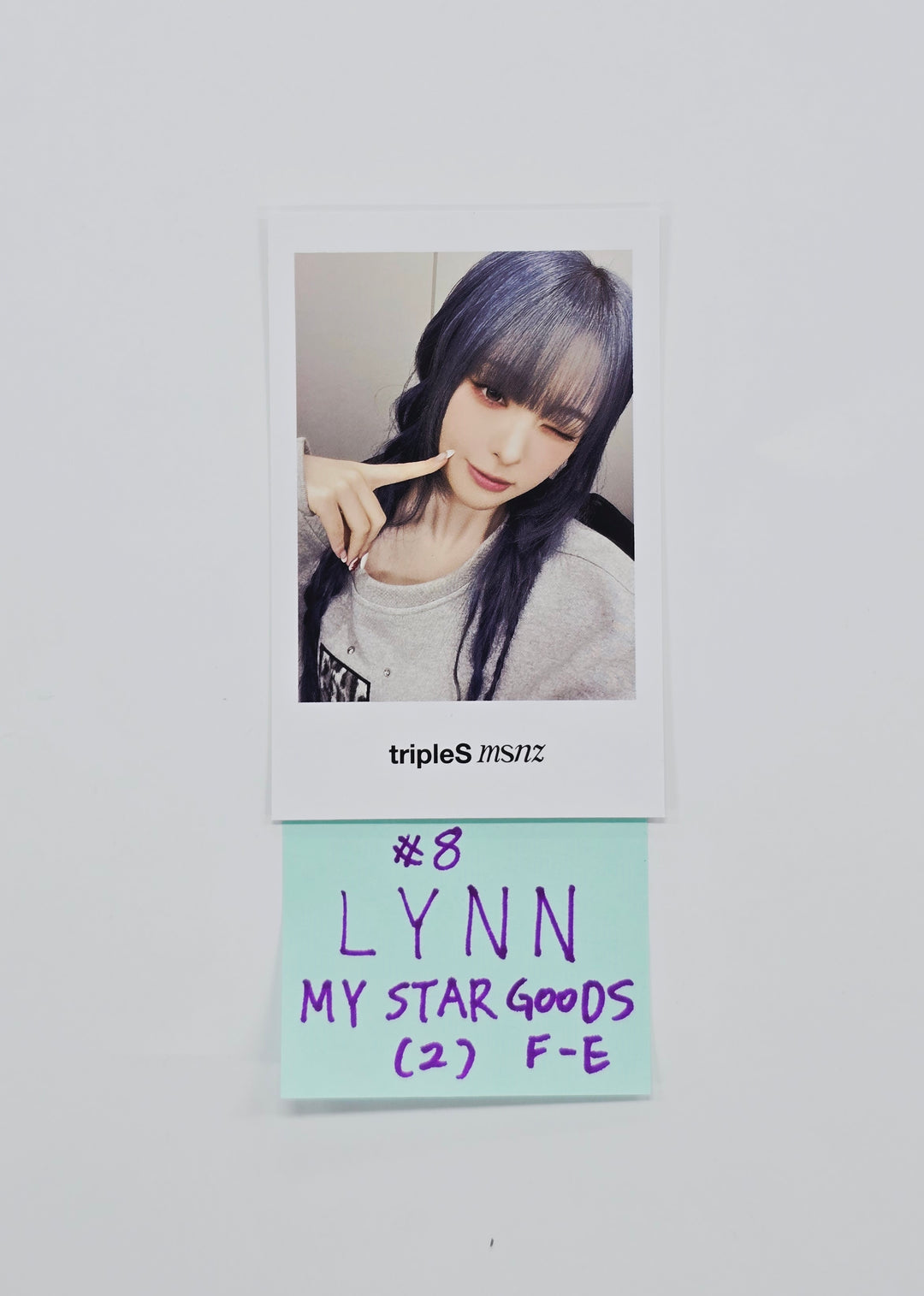Triples_msnz "Beyond Beauty" - My Star Goods Fansing Event Polaroid type Photocard (Objekt Music Album ver.) [26.01.26]