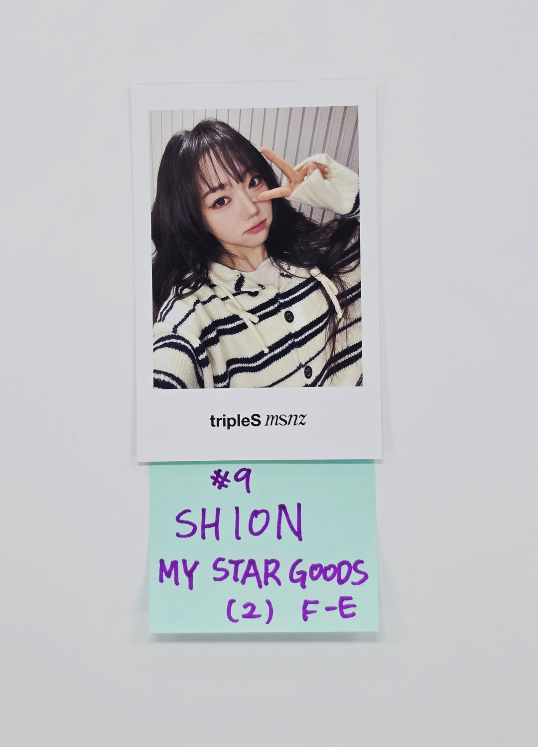 Triples_msnz "Beyond Beauty" - My Star Goods Fansing Event Polaroid type Photocard (Objekt Music Album ver.) [26.01.26]
