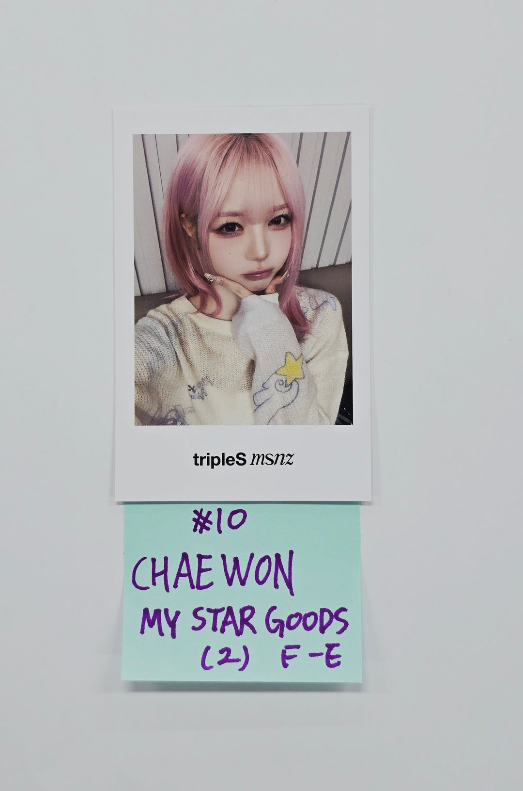 Triples_msnz "Beyond Beauty" - My Star Goods Fansing Event Polaroid type Photocard (Objekt Music Album ver.) [26.01.26]