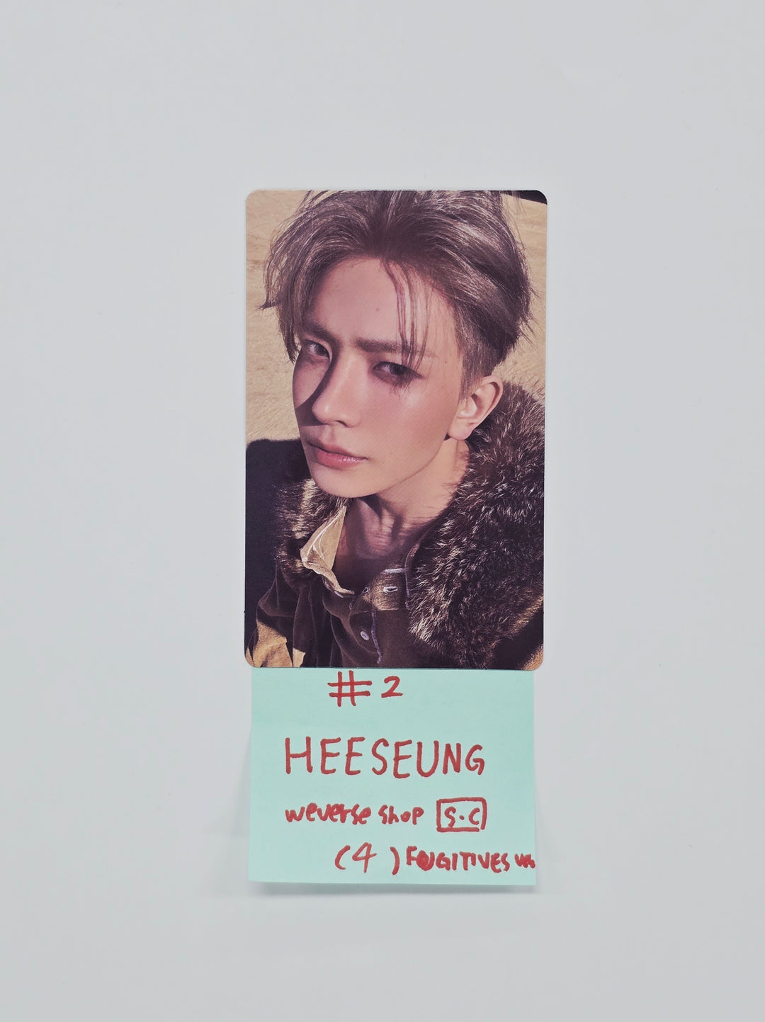 ENHYPEN "THE SIN VANISH" - Weverse Shop Showcase Live Event Photocard (FUGITIVES ver.) [26.01.26]